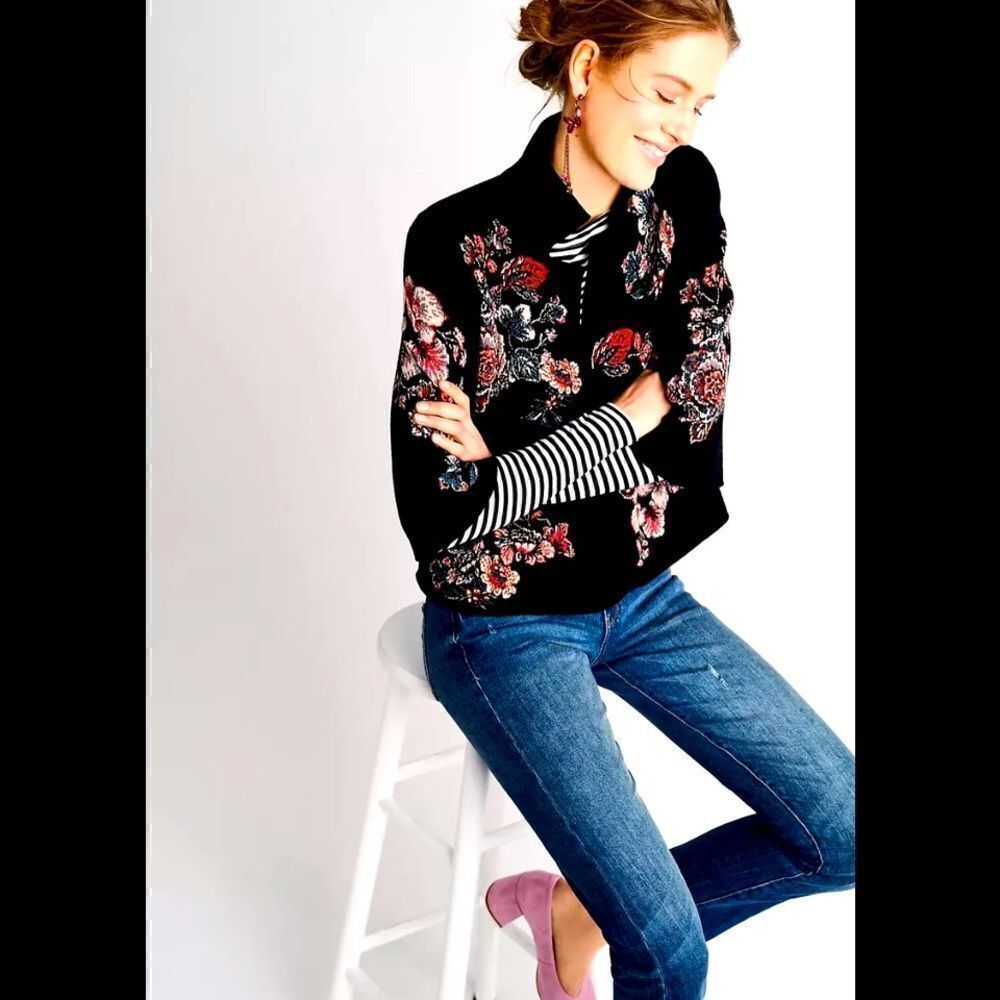 Moulinette Soeurs jacquard knit blazer